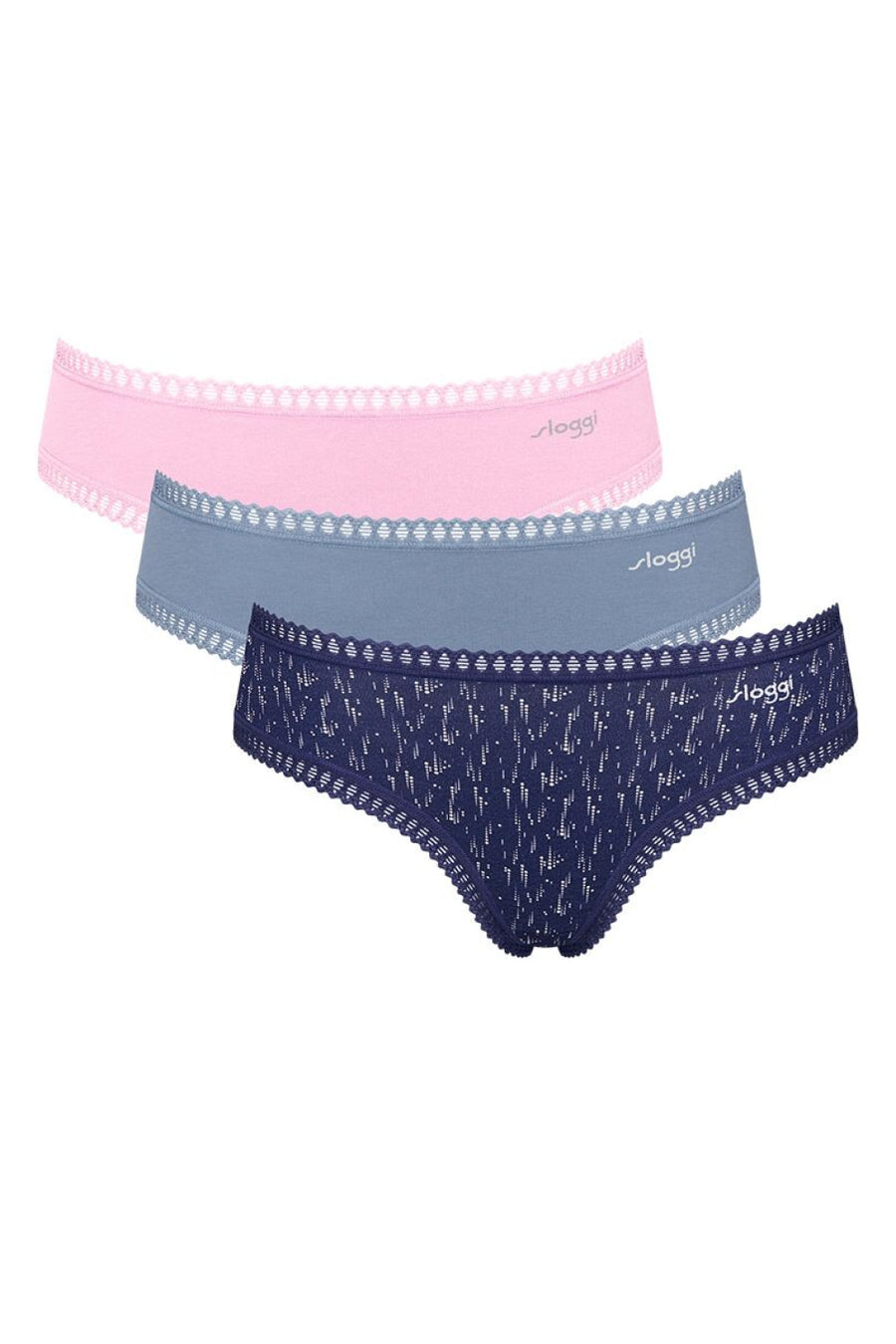 Sloggi Pink Lace Lingerie Set