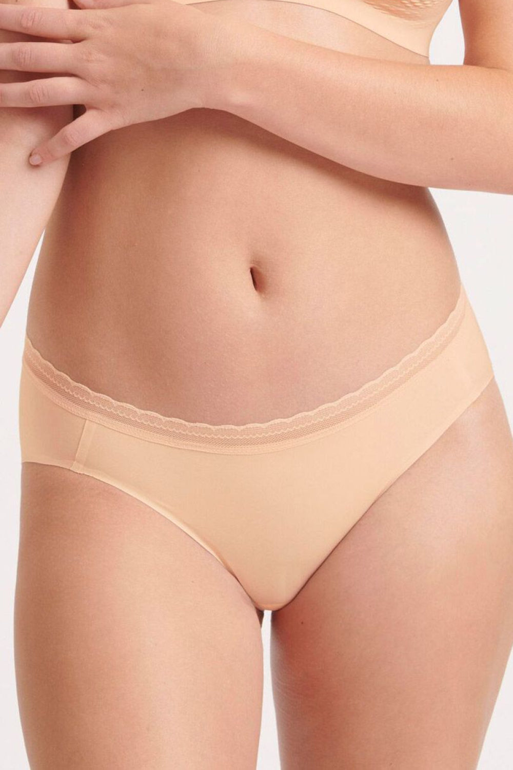 Sloggi Apricot Mesh Knickers