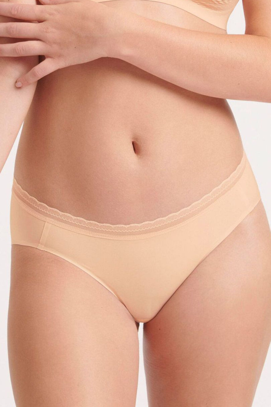 Sloggi Apricot Mesh Knickers
