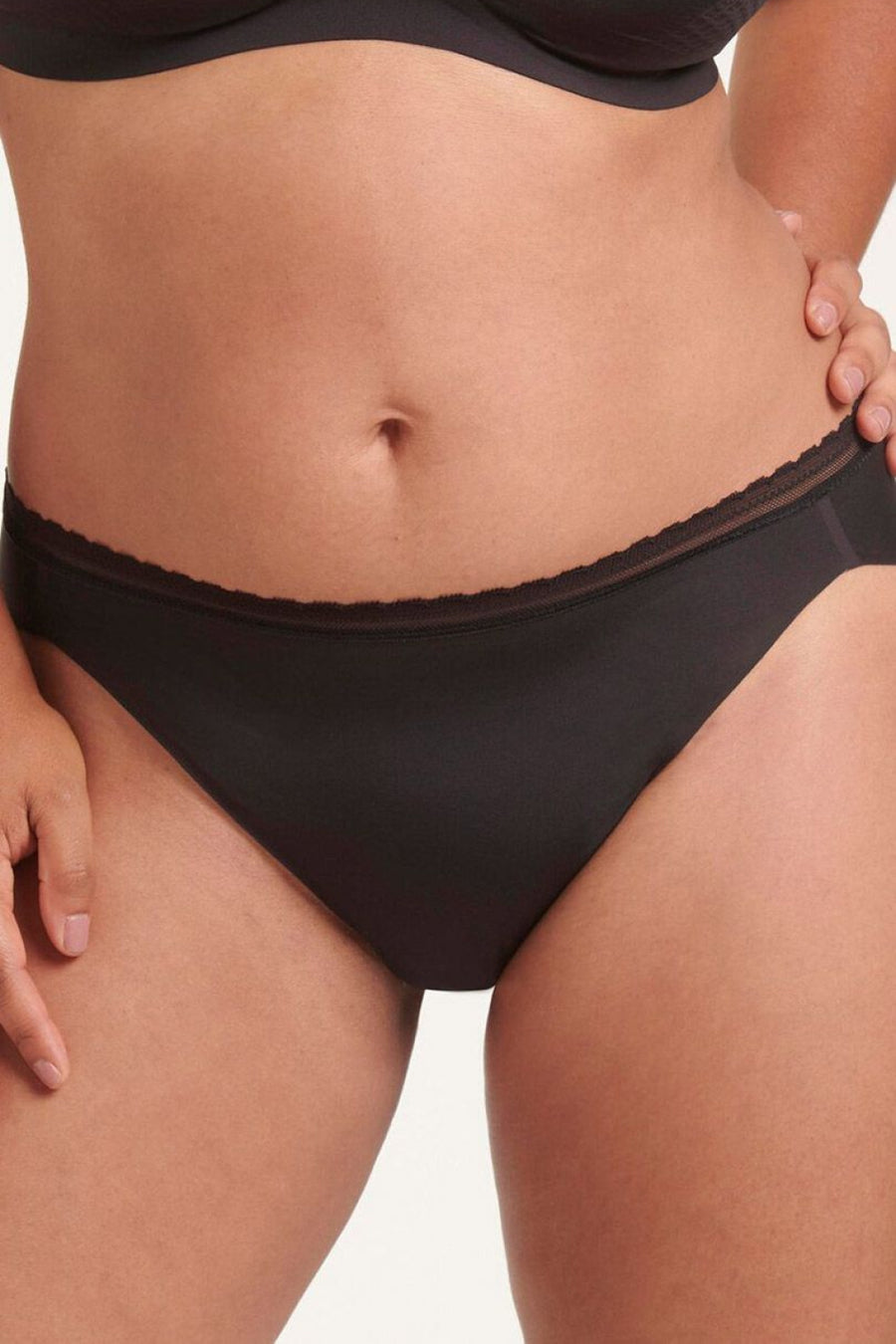 Sloggi Black Lace Knickers