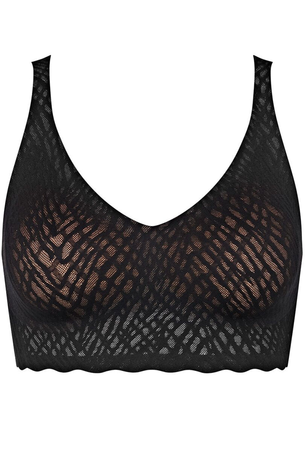 Sloggi Black Lace Underwired Soft Bra - view 4