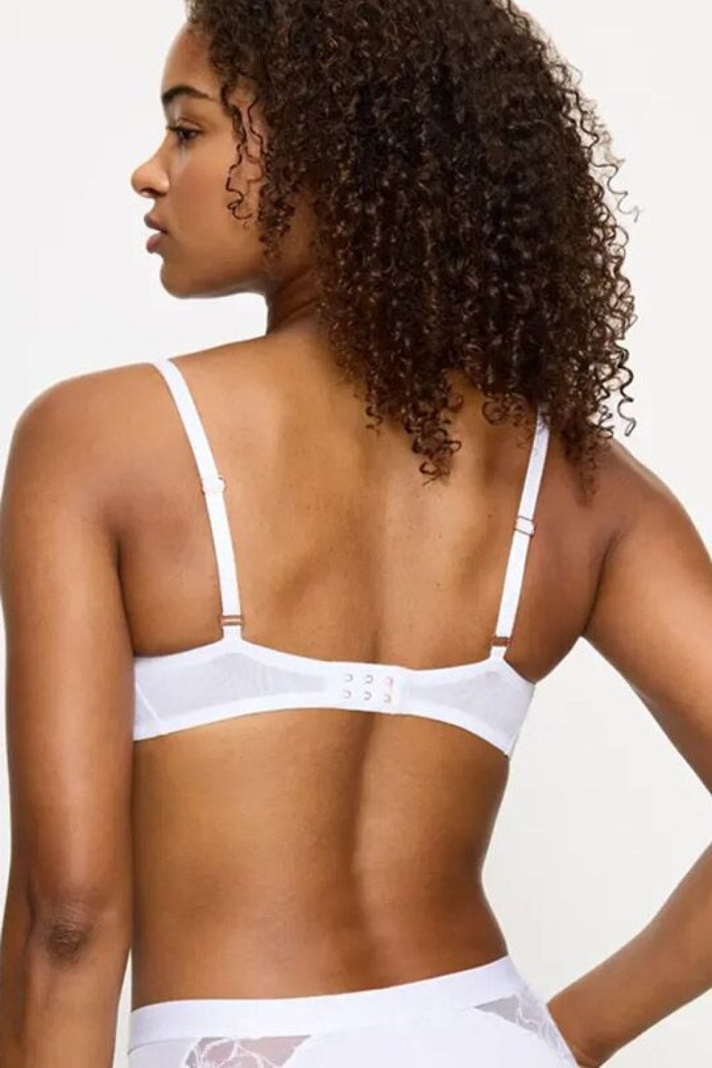 Triumph Wild Azalea Florale White Lace Balcony Padded Bra - view 3