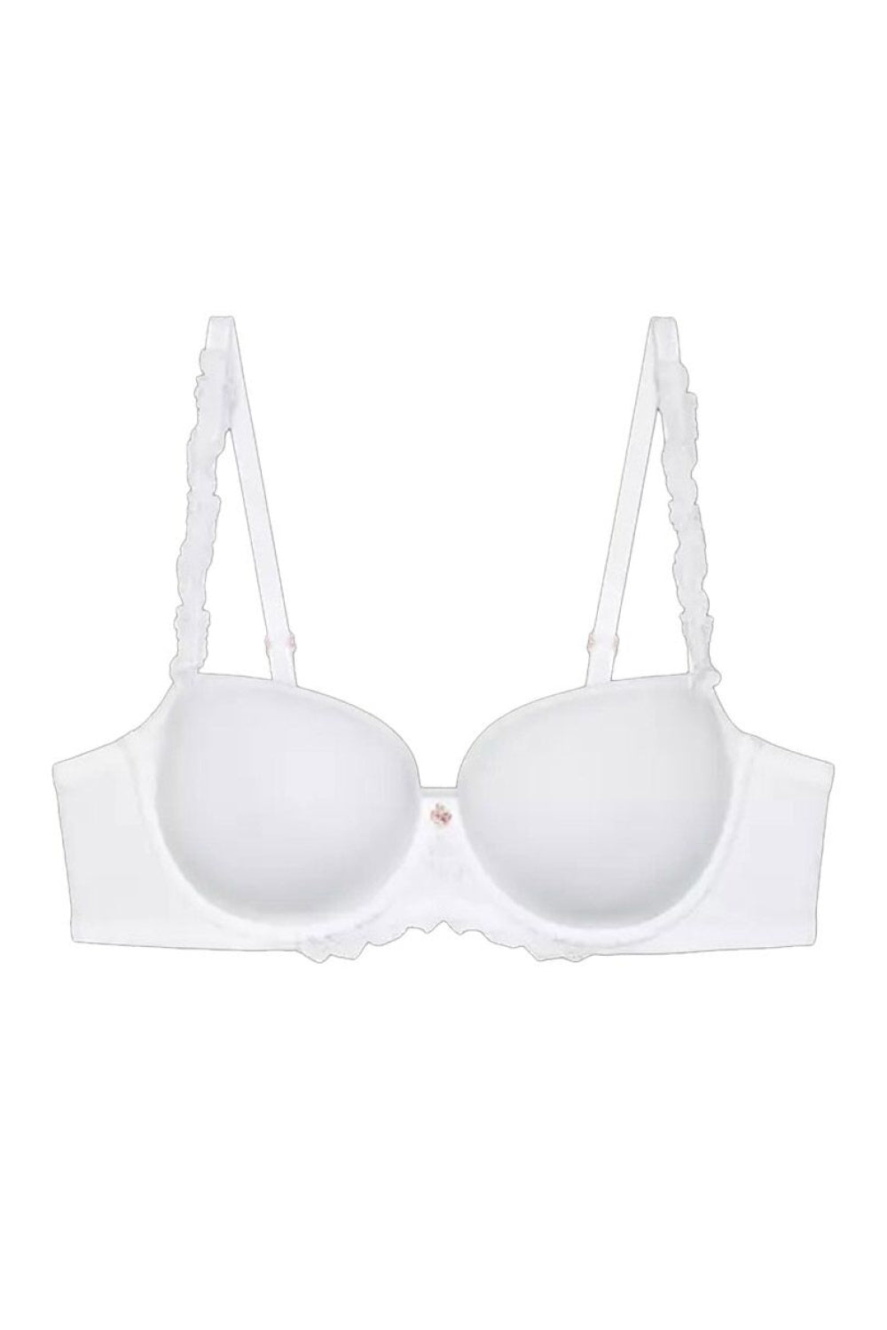 Triumph Wild Azalea Florale White Lace Balcony Padded Bra - view 4