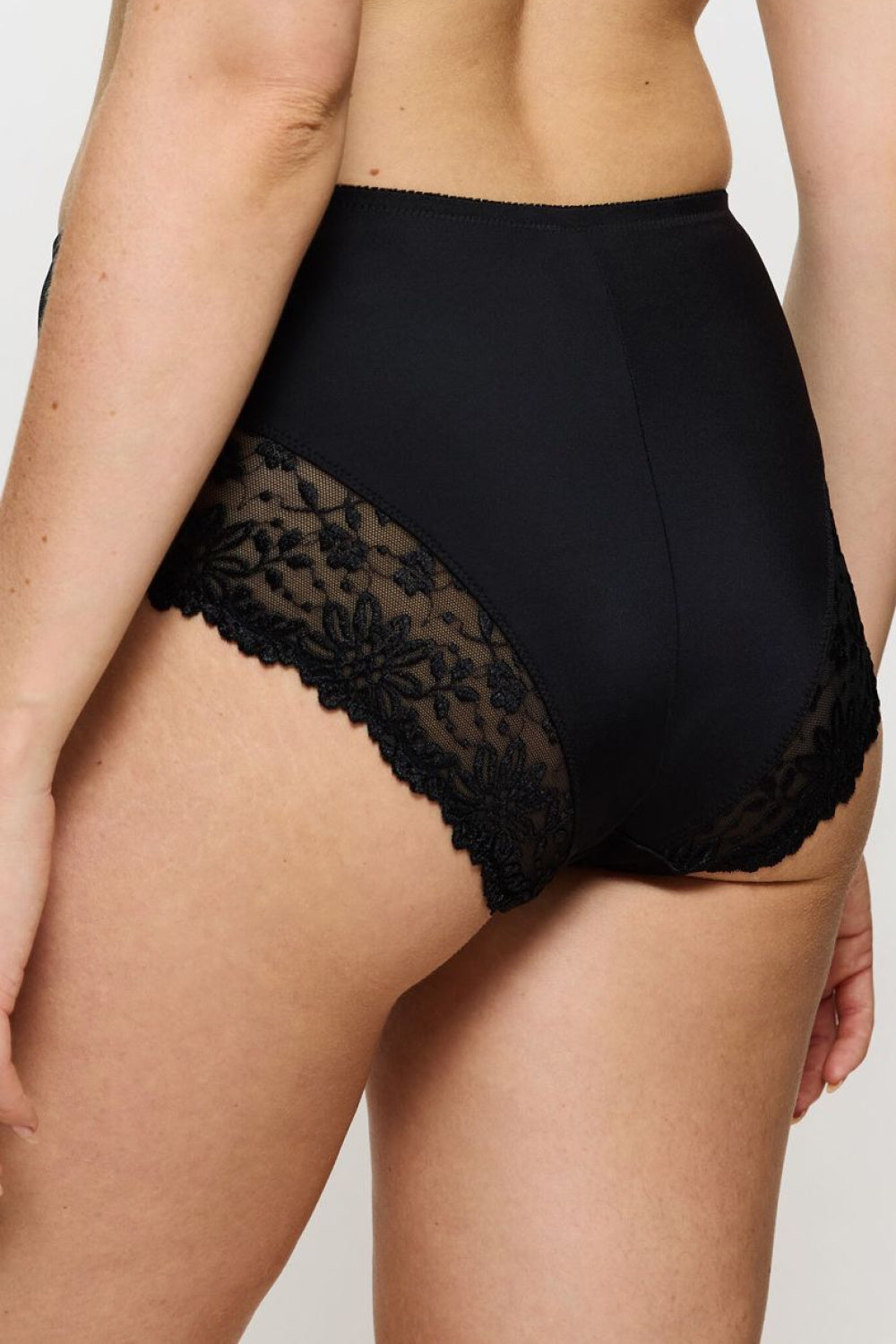 Triumph Ladyform Black Lace High Waisted Knickers - view 3