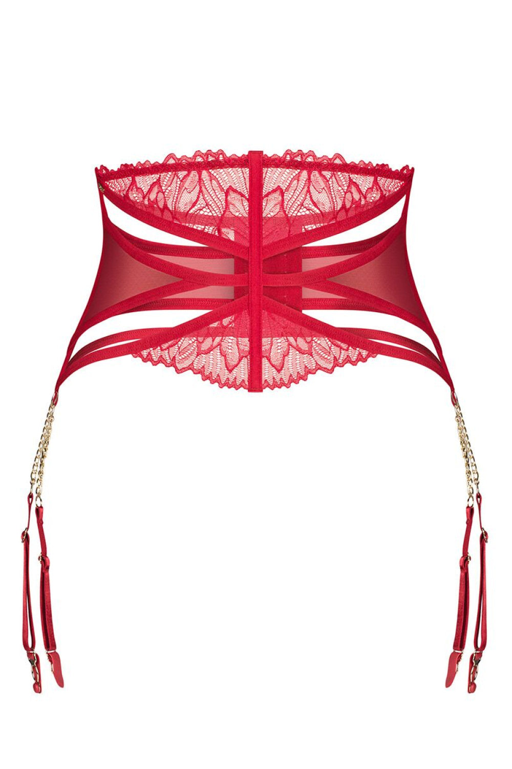 Obsessive Marildea Red Lace Suspender Belt - view 2