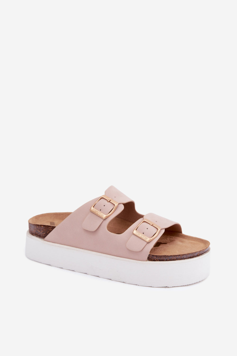 Step In Style Wrangler Pink Faux Suede Platform Sandals - view 2