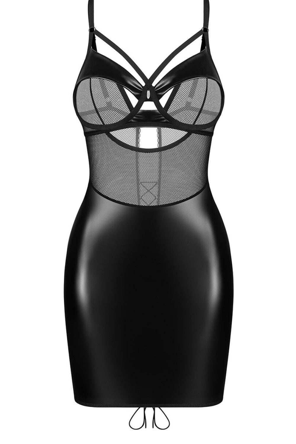 Obsessive Koszulka Dominna Black Mesh Underwired Sexy Lingerie Set - view 2