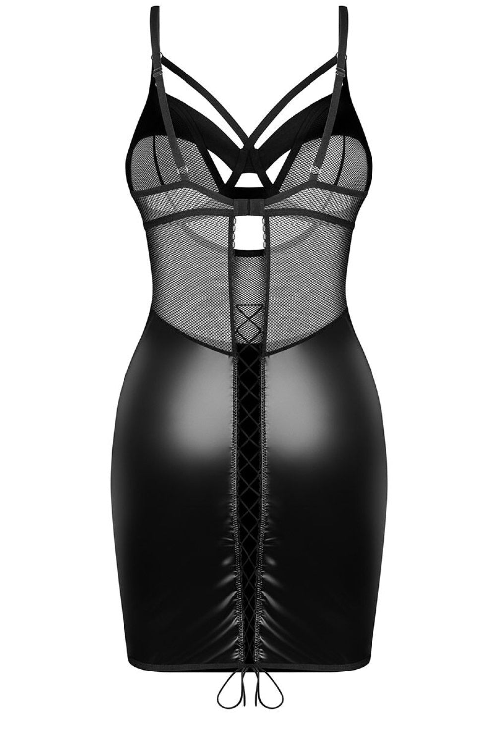 Obsessive Koszulka Dominna Black Mesh Underwired Sexy Lingerie Set - view 4