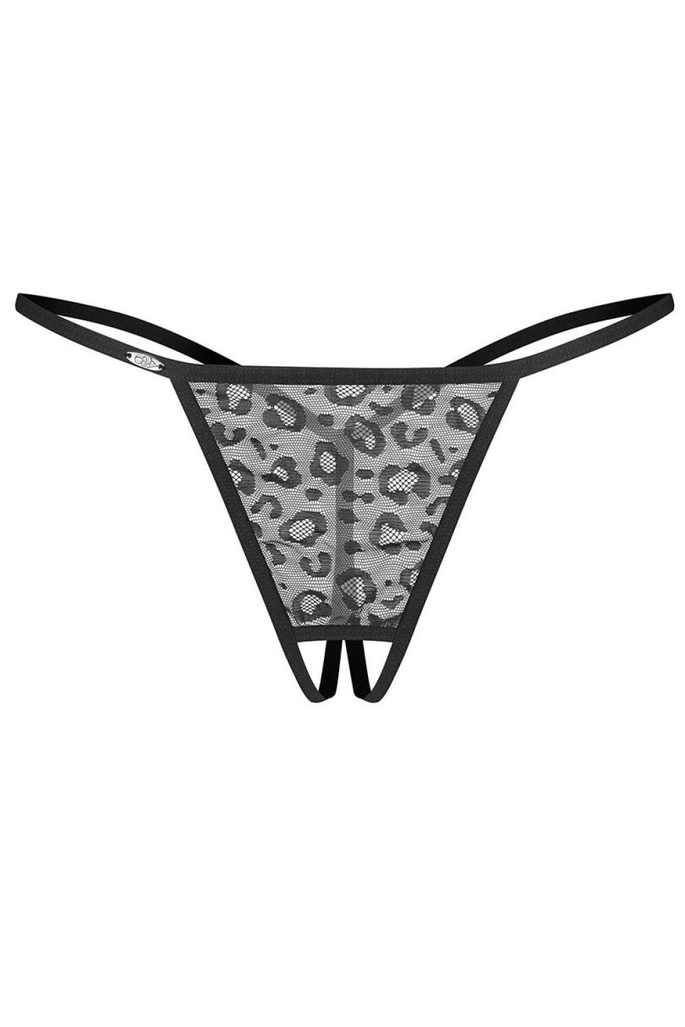 Obsessive Stringi Bianca Black Lace Co-Ord Set - view 3