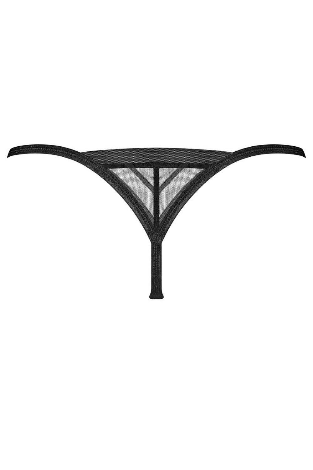 Obsessive Lune Bellis Black Mesh Thong - view 5