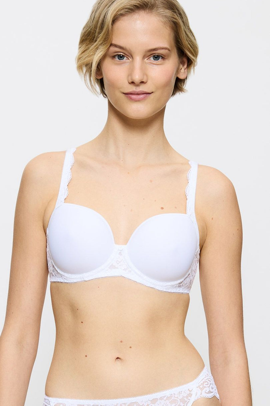 Triumph White Underwired Padded Bra