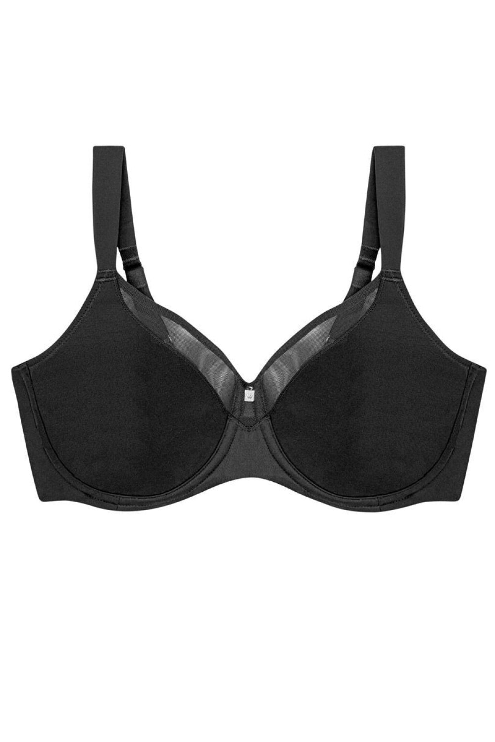 Triumph True Shape Sensation Black Polyamide Mesh Underwired Soft Bra - view 2
