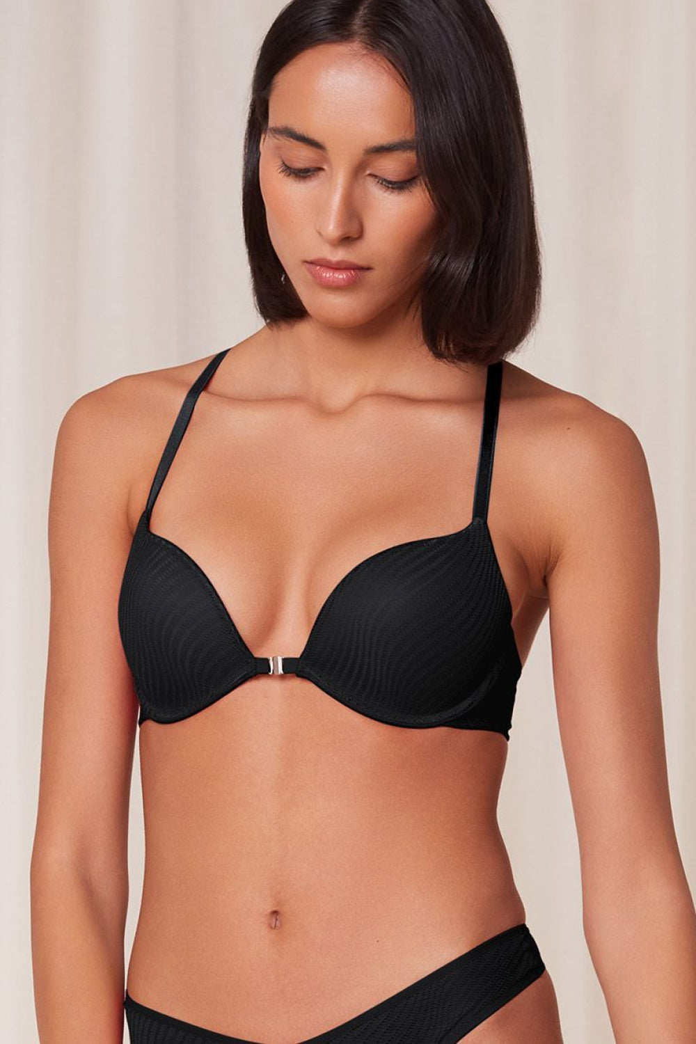 Triumph Harmony Spotlight Black Lace Push-Up Bra - view 2
