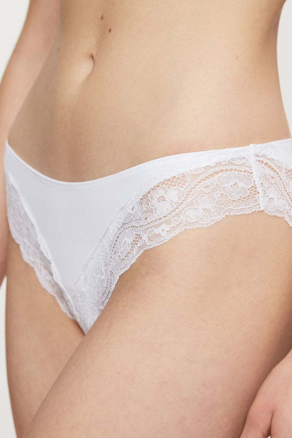 Triumph Lovely Micro Tai White Lace Knickers - view 2
