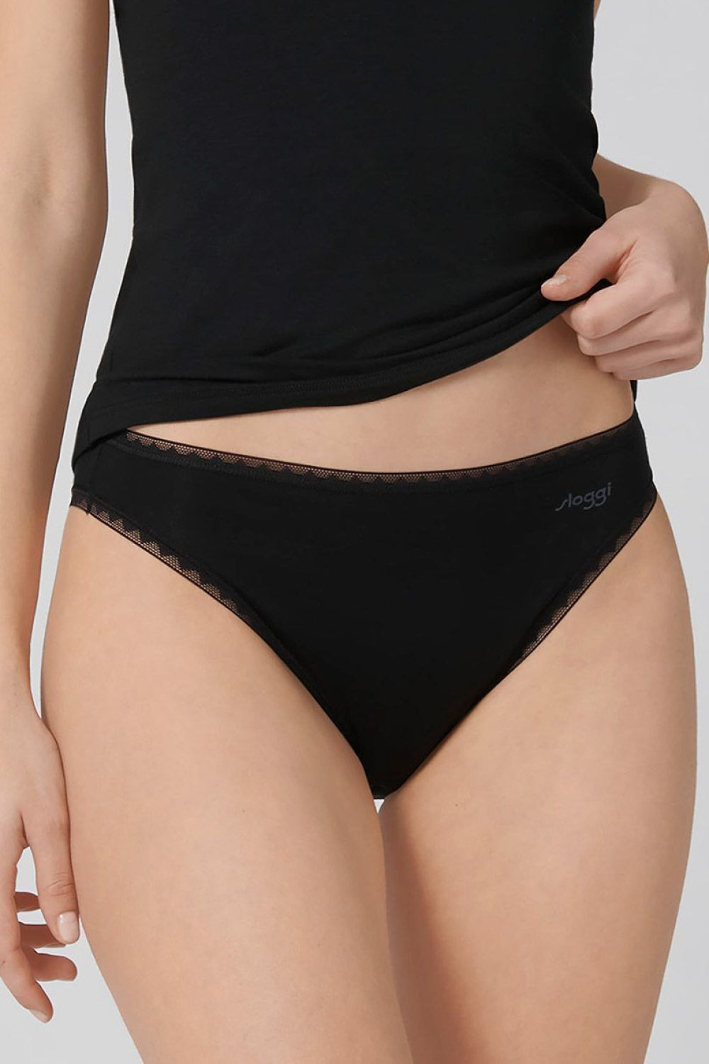 Sloggi Figi Black Lace Lingerie Set - view 2