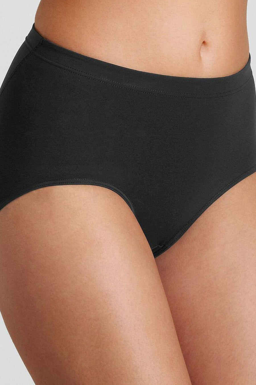 Sloggi Shape H Black High Waisted Knickers