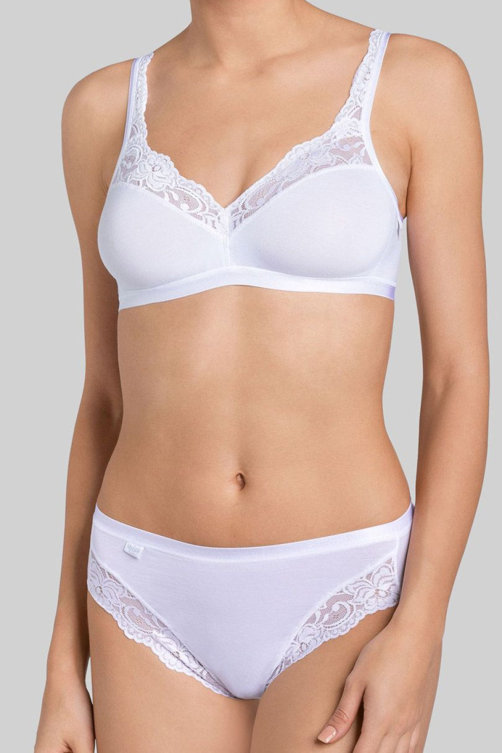 Sloggi Romance Tai White Lace Knickers - view 2