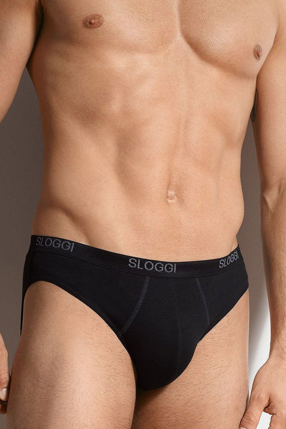 Sloggi Black Cotton Men's Briefs - view 2