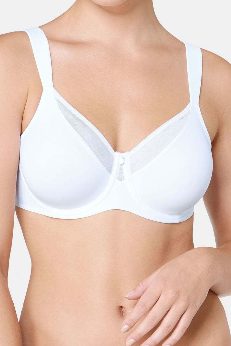 Triumph True Shape Sensation White Mesh Underwired Soft Bra