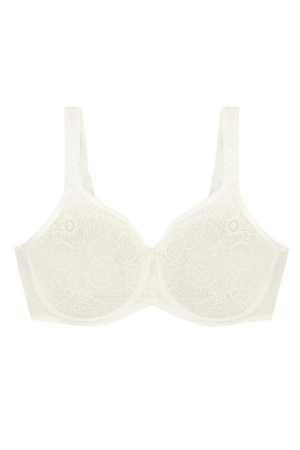 Triumph Lovely W X Vanilla Underwired Floral Soft Bra - view 2