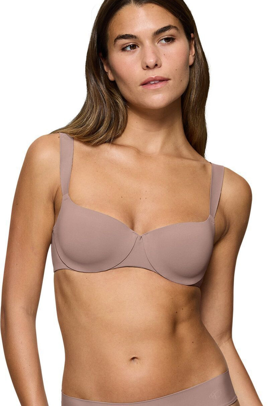 Triumph Body Make-Up Illusion Cocoa Padded Balcony Strapless Bra
