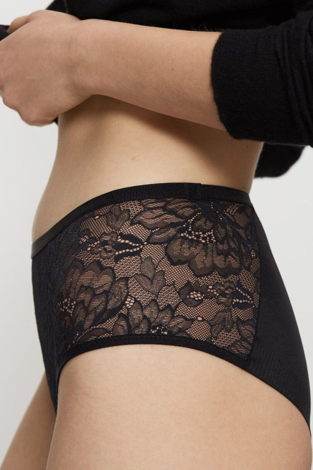 Triumph Amourette Charm Black Polyamide Lace Knickers - view 2
