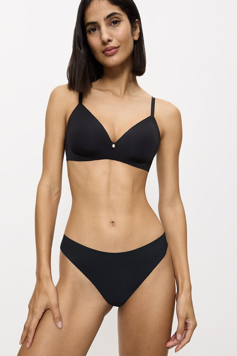 Triumph Pretty Micro Black Lace Thong - view 2