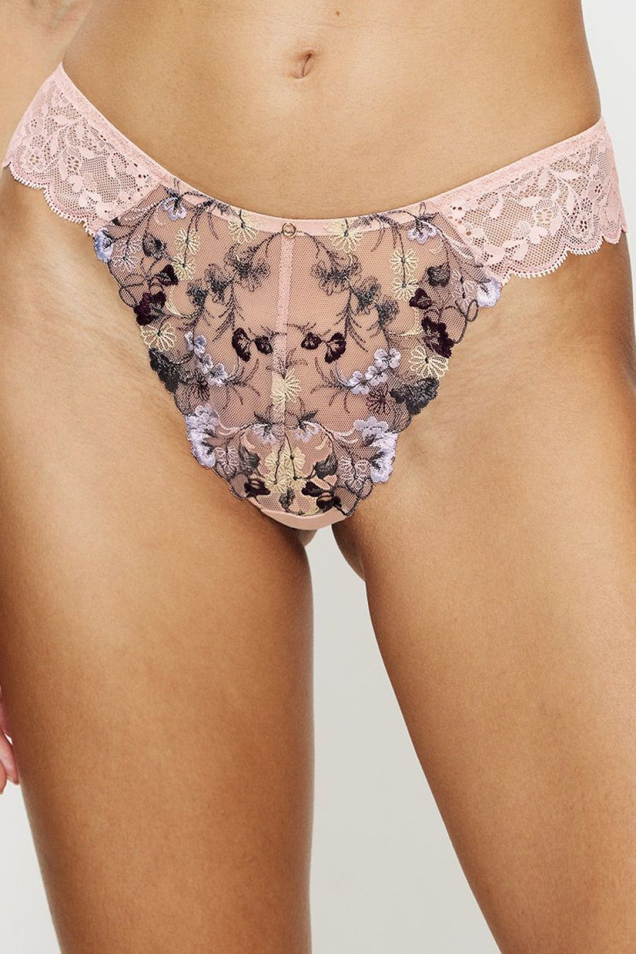 Triumph Sensual Spotlight Patterned Lace Brazilian Knickers