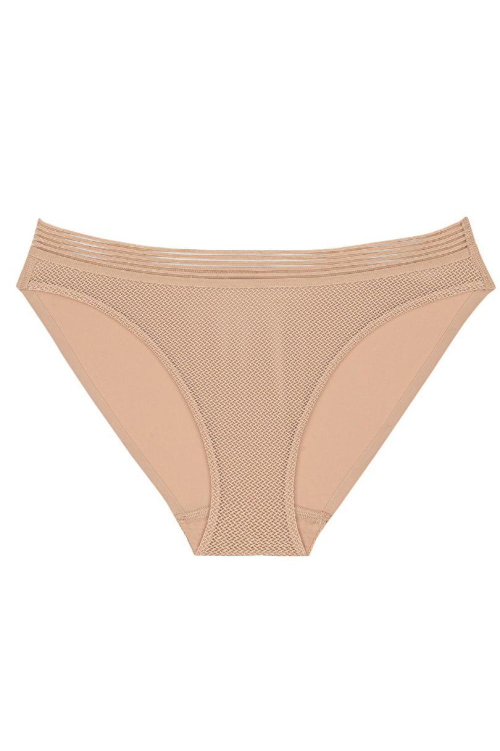 Triumph Infinite Sensation Tai Nude Mesh Striped Knickers - view 2