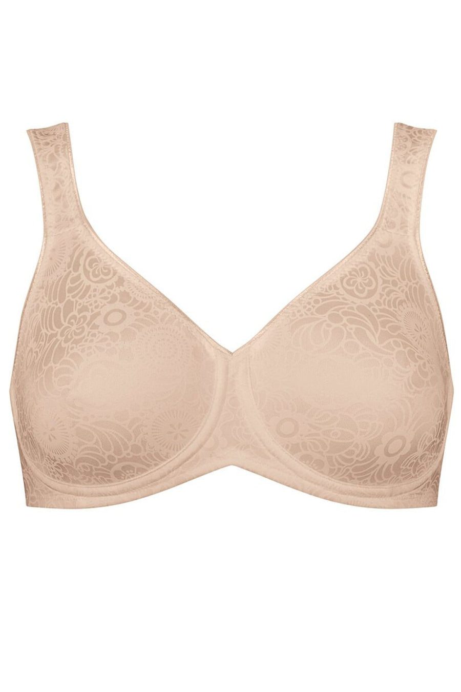 Triumph Lovely W X Light Beige Underwired Floral Soft Bra