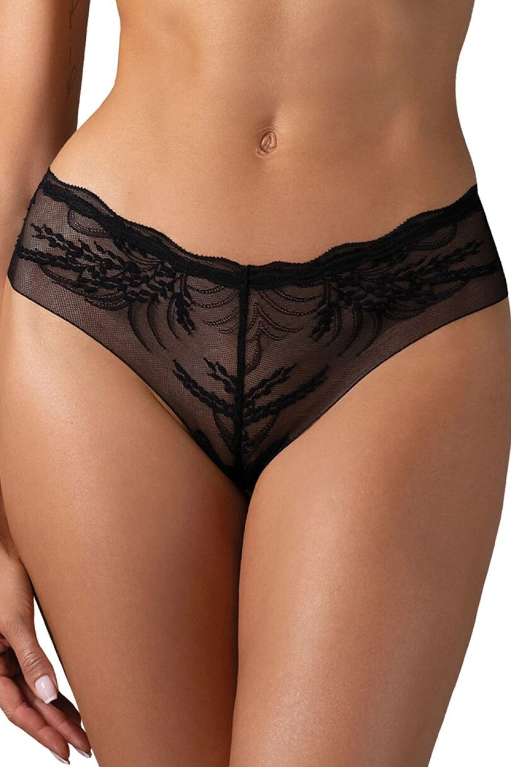 Obsessive Persia Black Lace Knickers