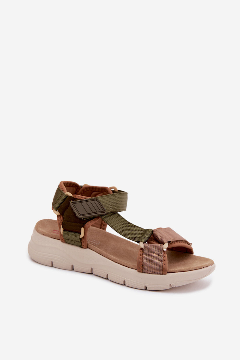 Step In Style Artikar Green Platform Sandals - view 2