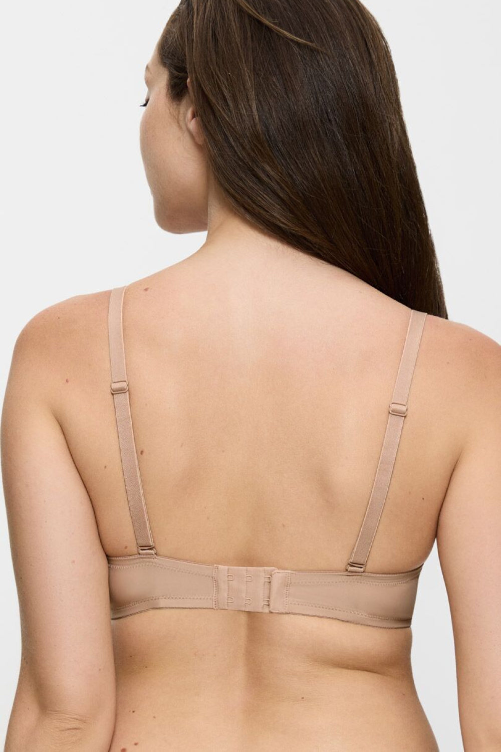 Triumph Lovely Micro Beige Lace Underwired Padded Bra - view 3