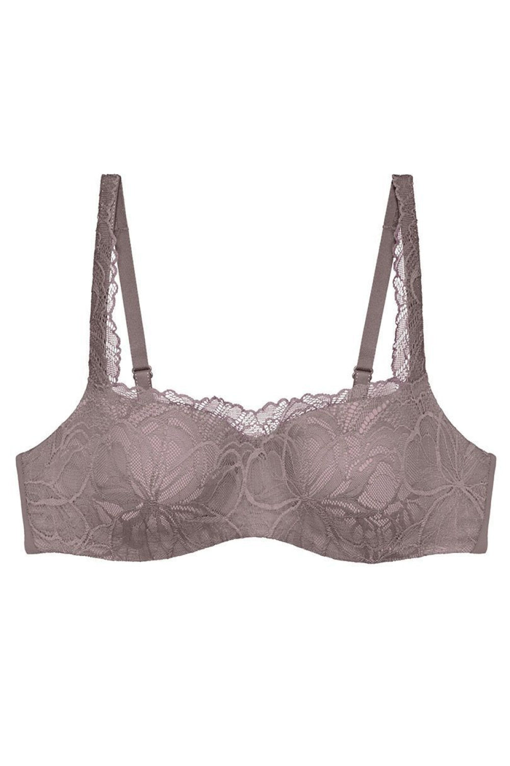Triumph Dove Grey Lace Padded Strapless Bra - view 2
