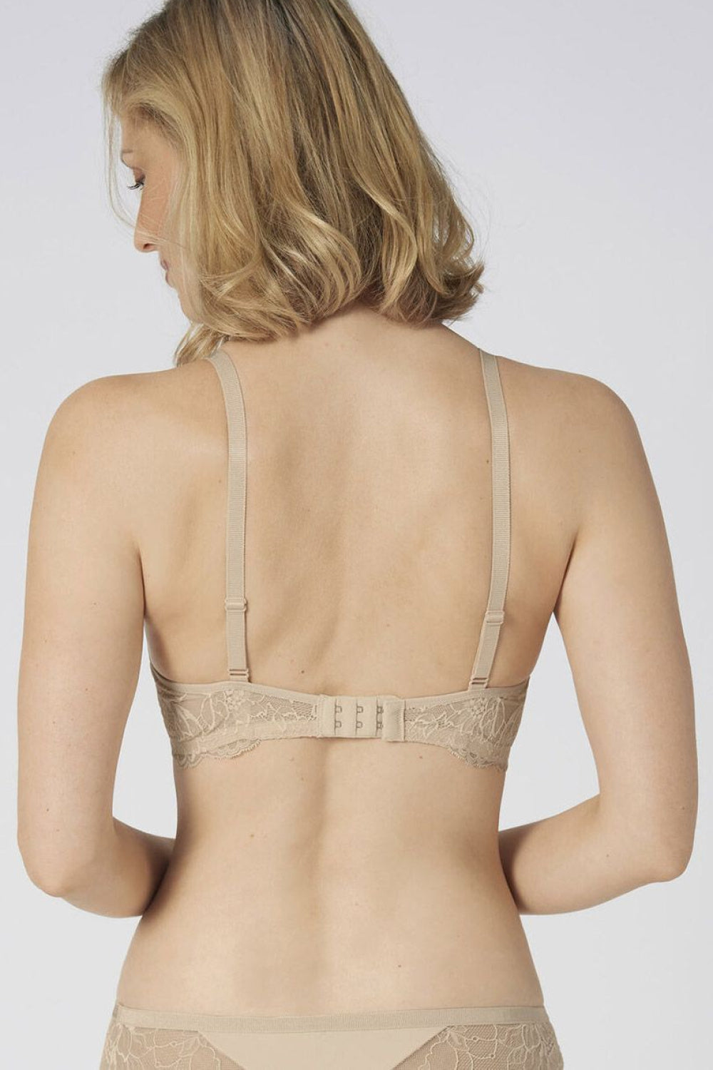 Triumph Amourette Charm Light Beige Lace Underwired Soft Bra - view 3