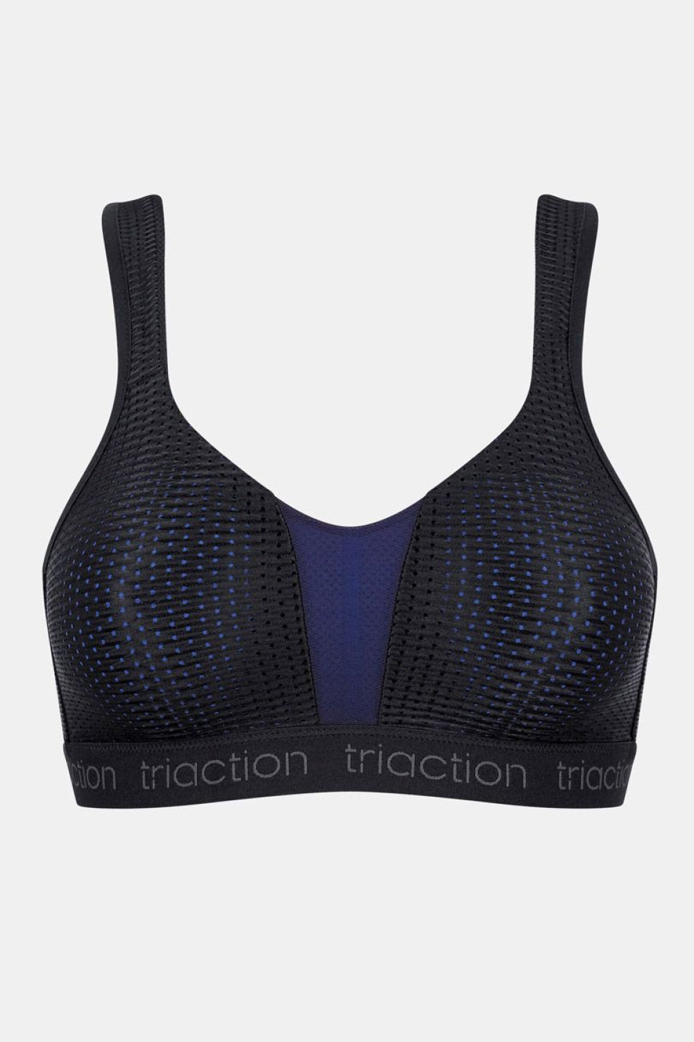 Triumph Black Polyamide Mesh Padded Sports Bra - view 2