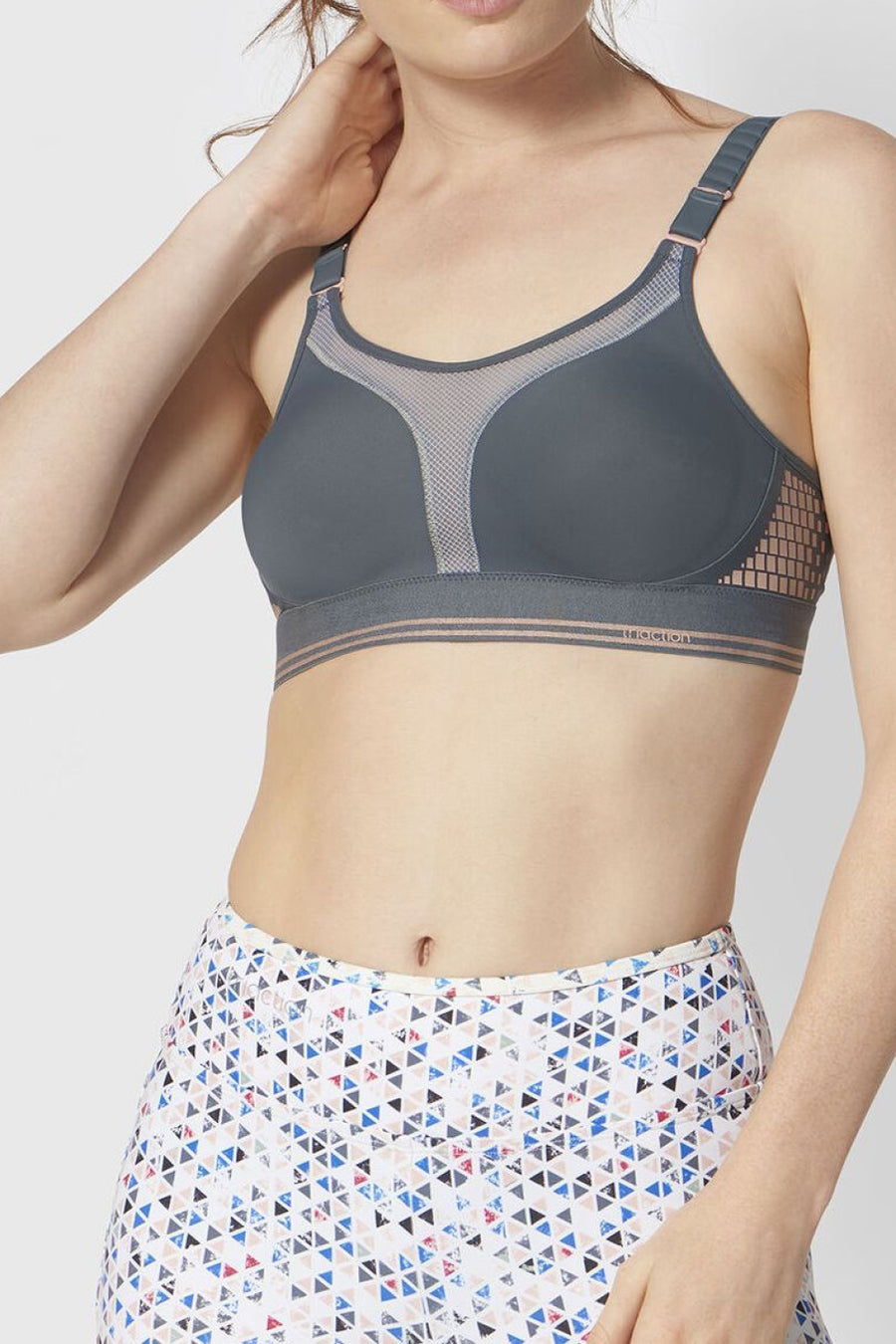 Triumph Grey Padded Sports Bra