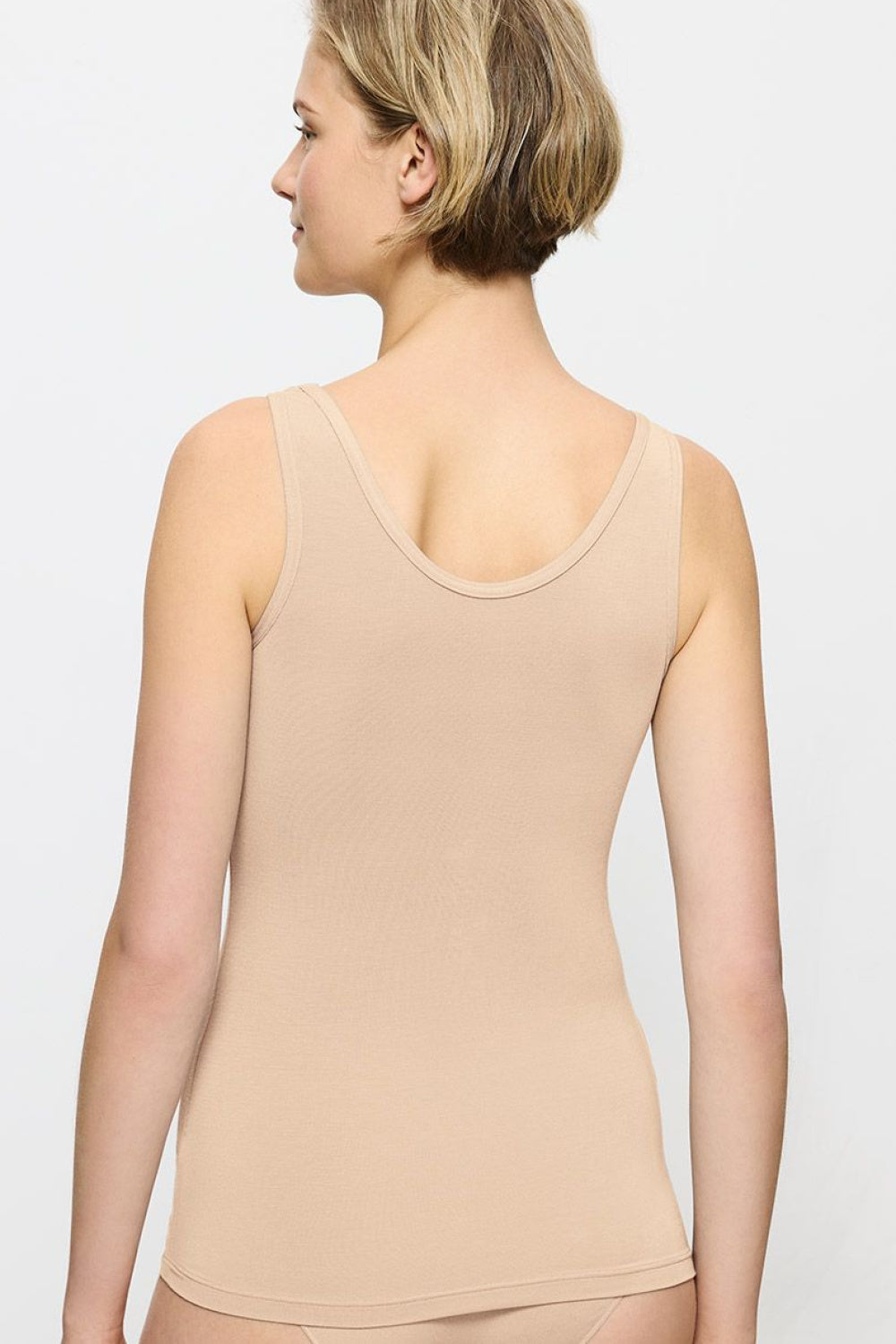 Triumph Feel Beige Lace V-Neck T-Shirt - view 3