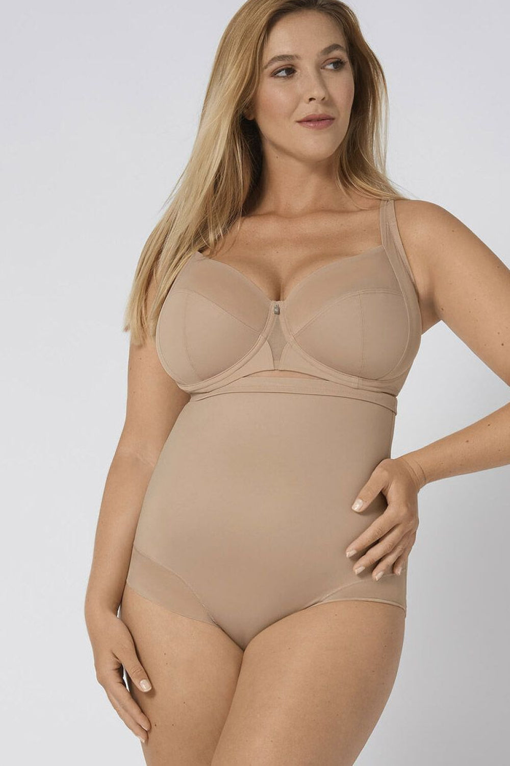 Triumph Beige Polyamide High Waisted Knickers - view 4