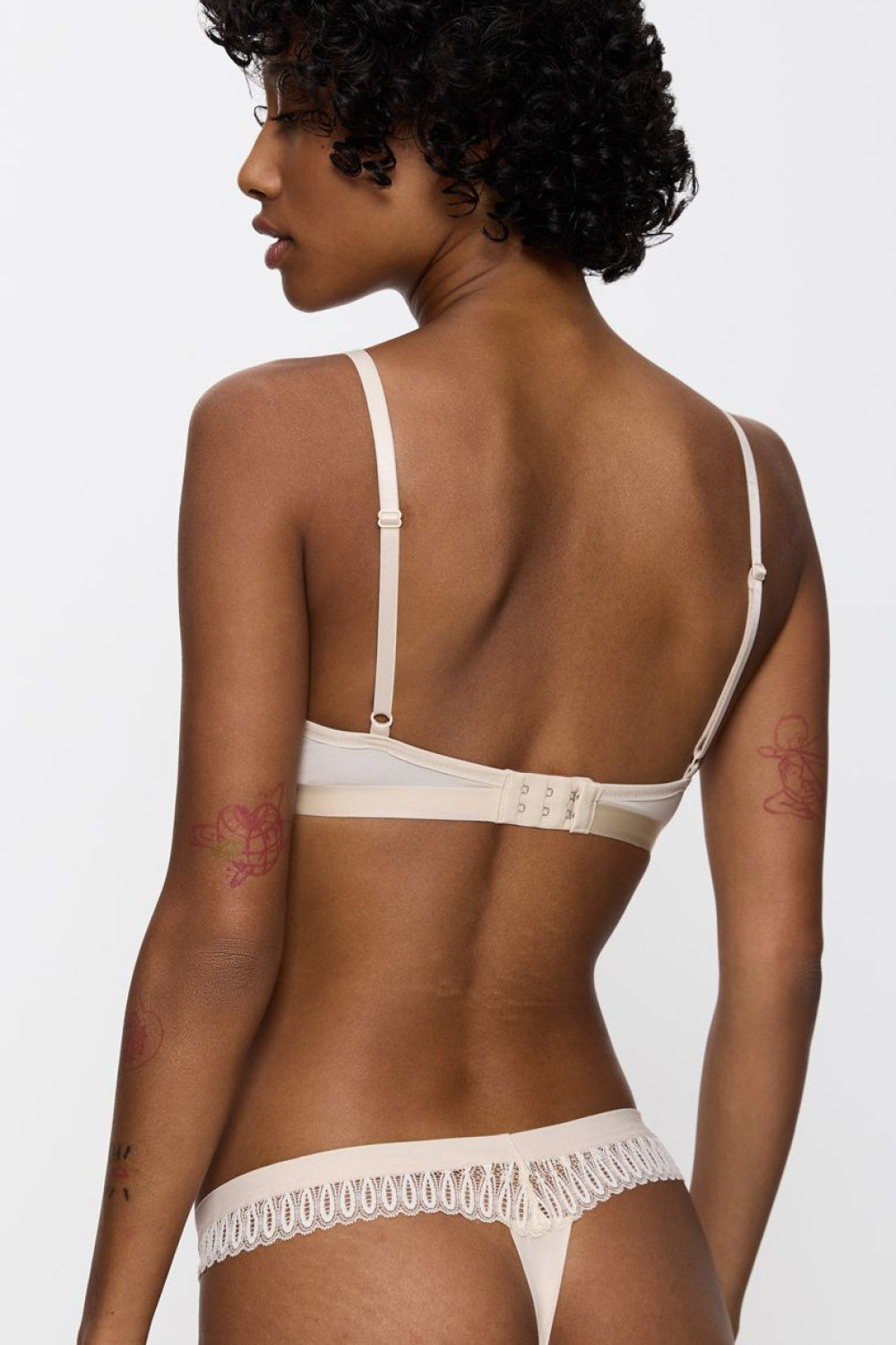 Triumph Cream Lace Thong - view 3