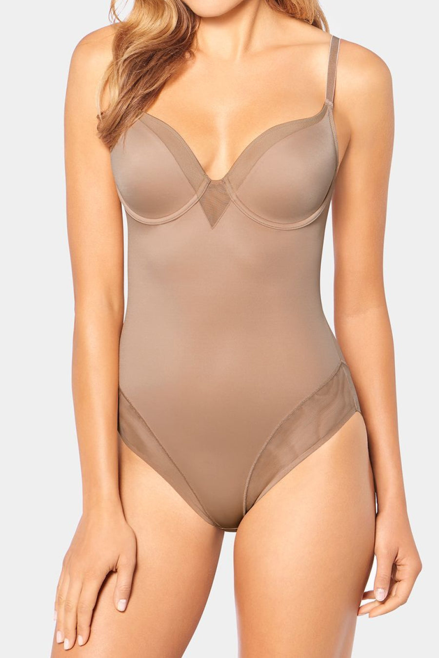 Triumph True Shape Sensation Beige Underwired Shapewear Bodysuit