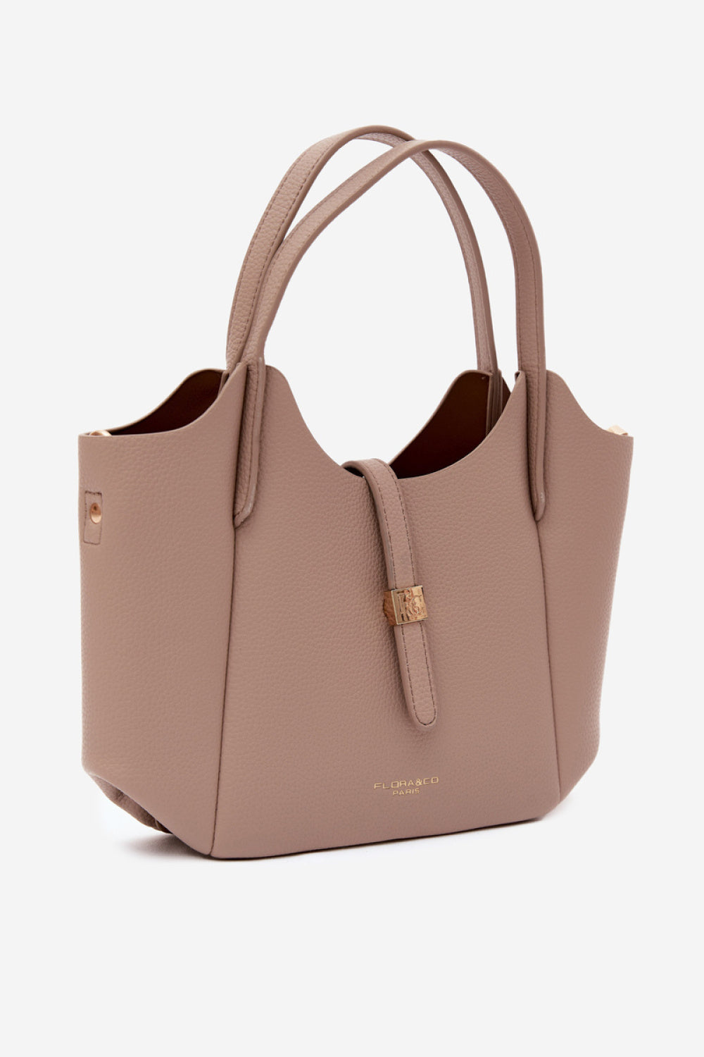 Step In Style Toffee Beige Faux Leather Handbag - view 2