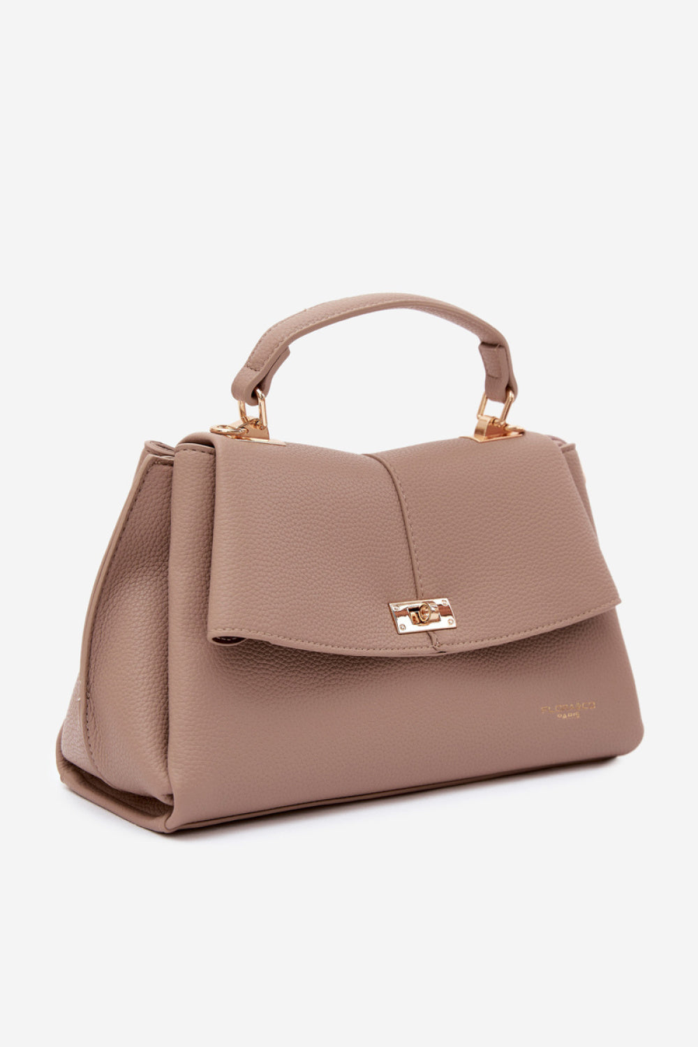 Step In Style Sybella Beige Faux Leather Handbag - view 2