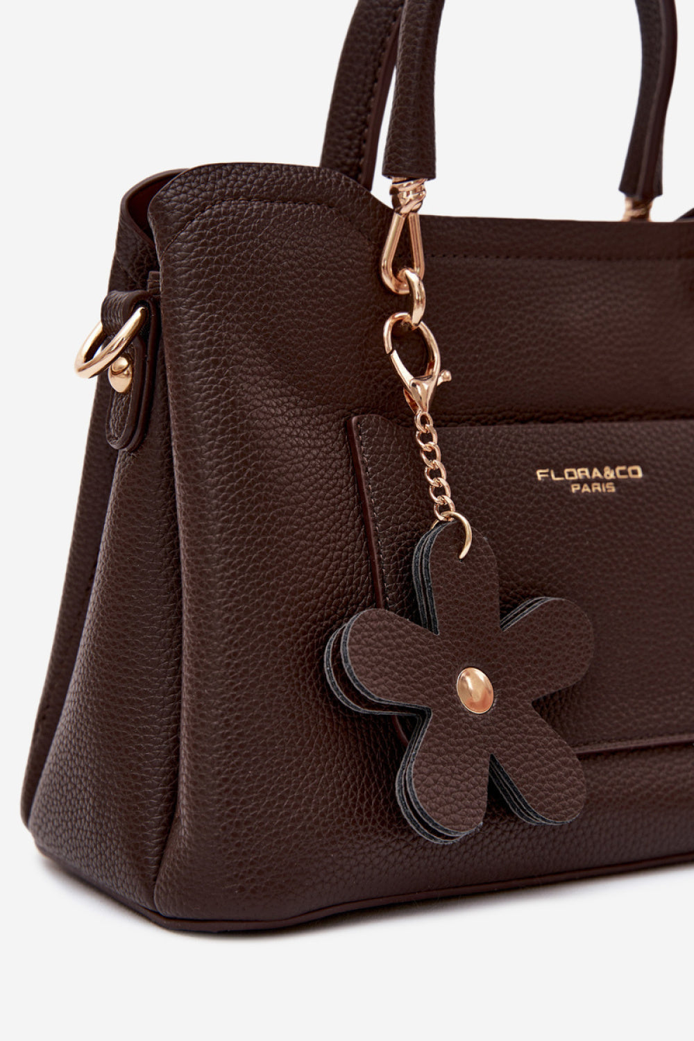 Step In Style Noomi Chocolate Faux Leather Handbag - view 2