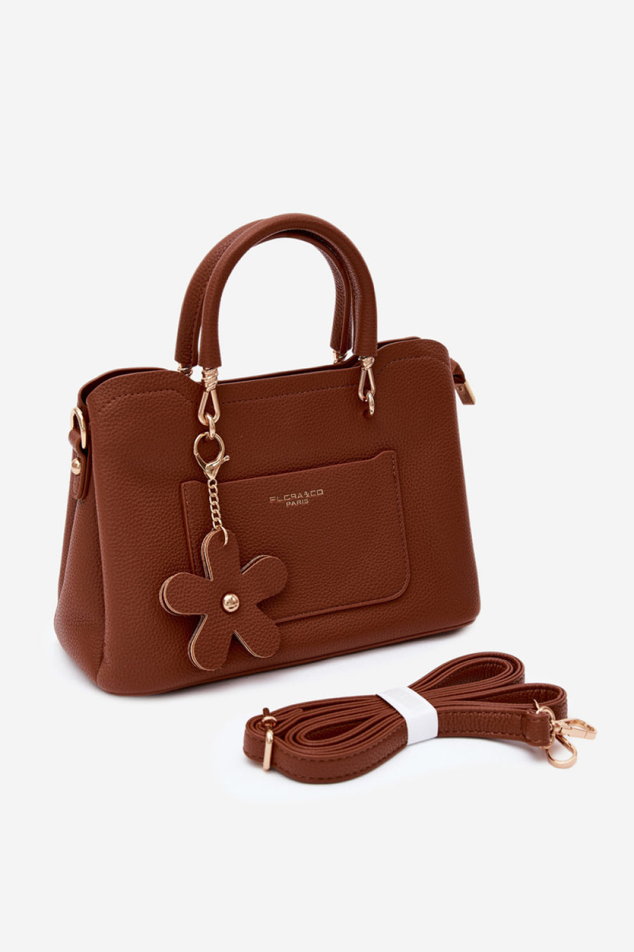 Step In Style Noomi Camel Faux Leather Handbag