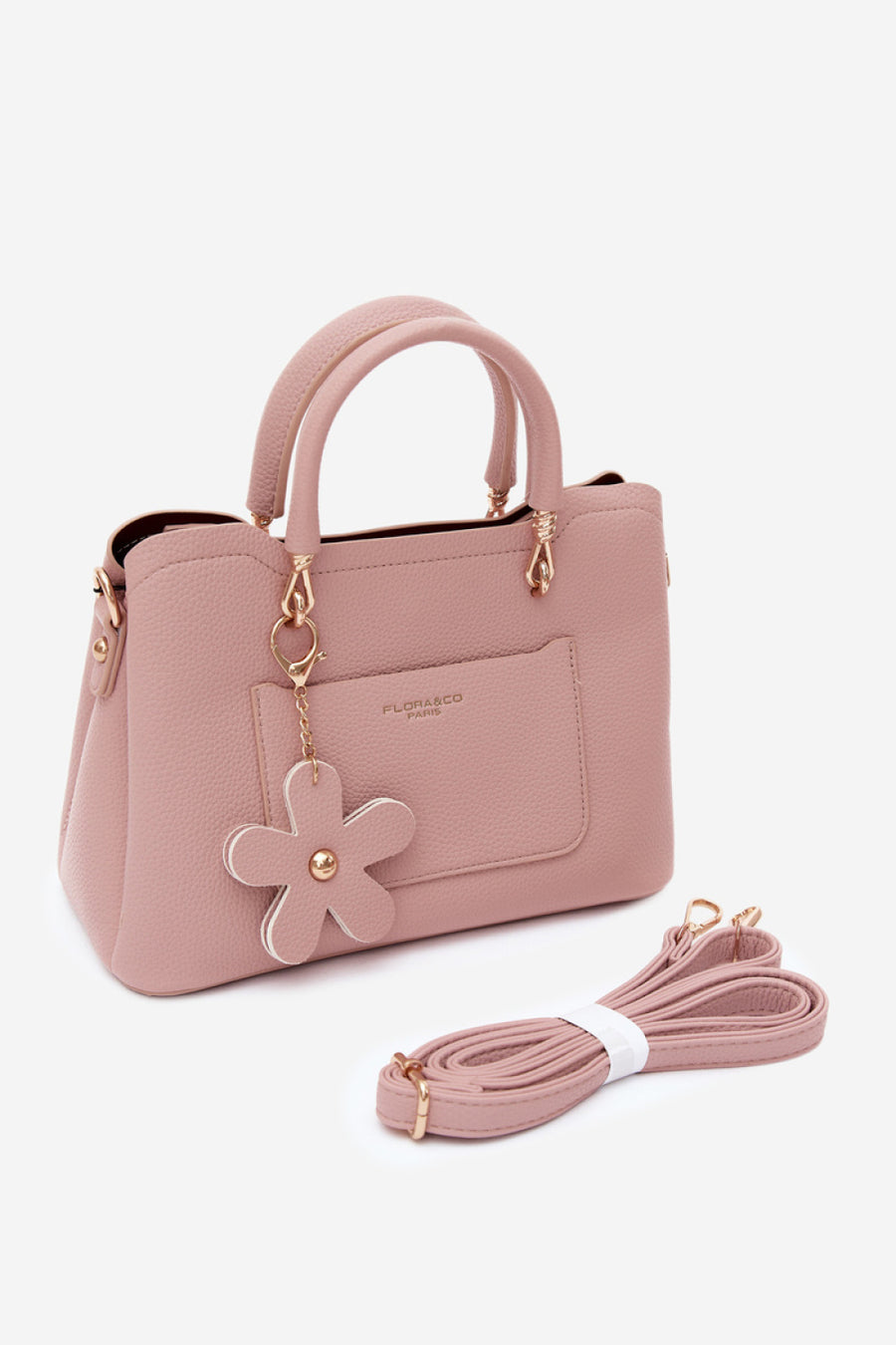 Step In Style Noomi Rose Pink Faux Leather Handbag