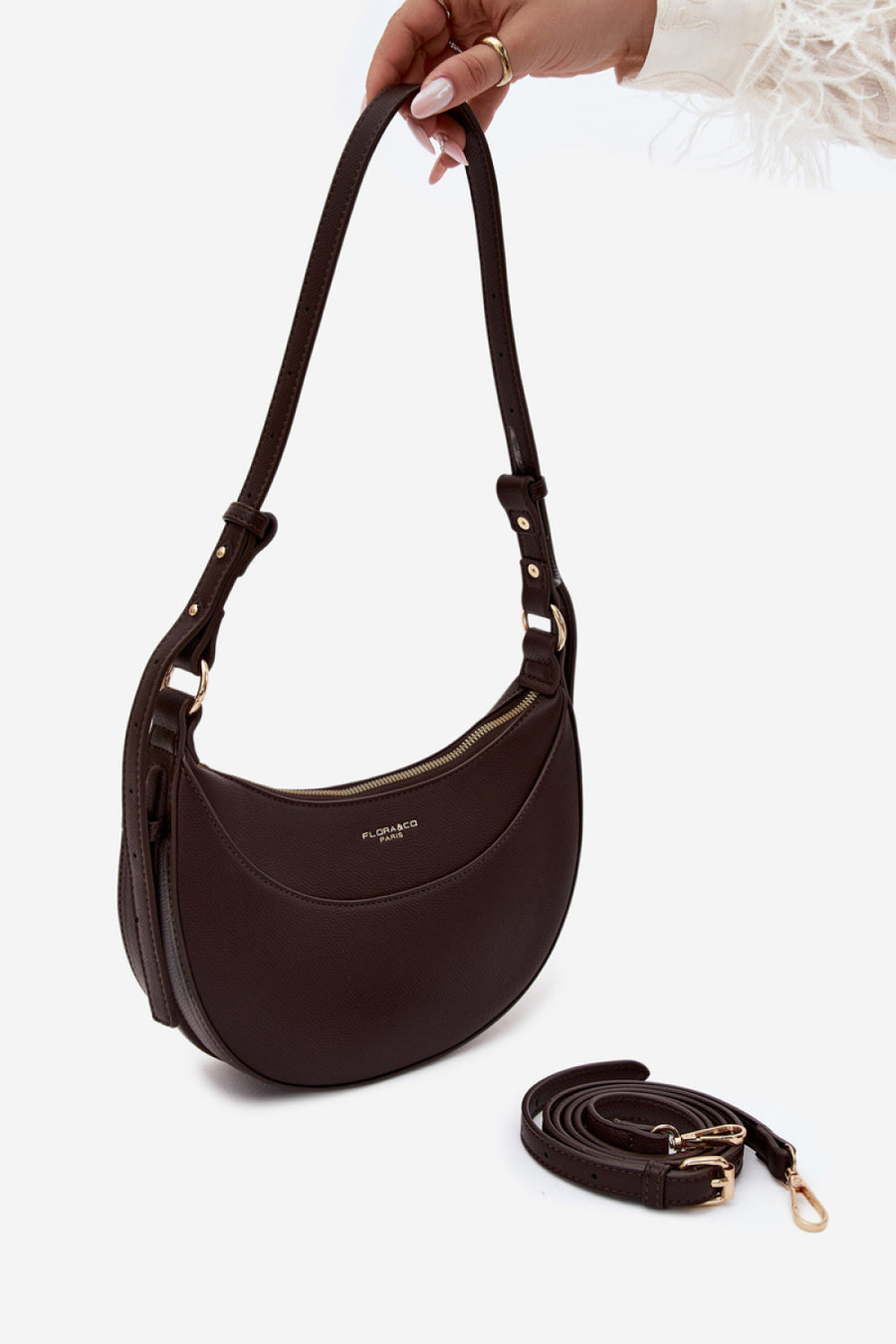 Step In Style Miri Chocolate Faux Leather Handbag