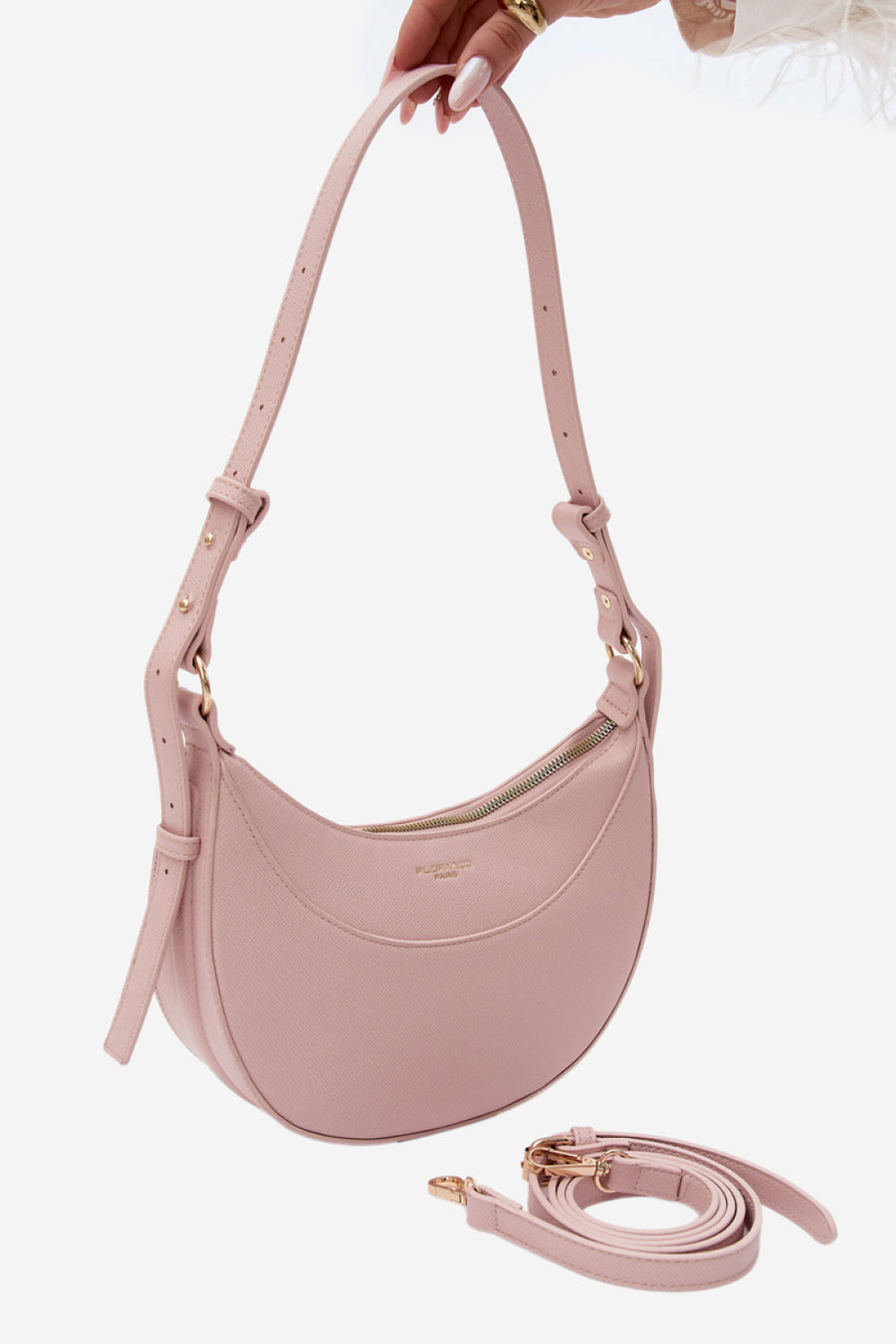 Step In Style Miri Rose Pink Faux Leather Handbag