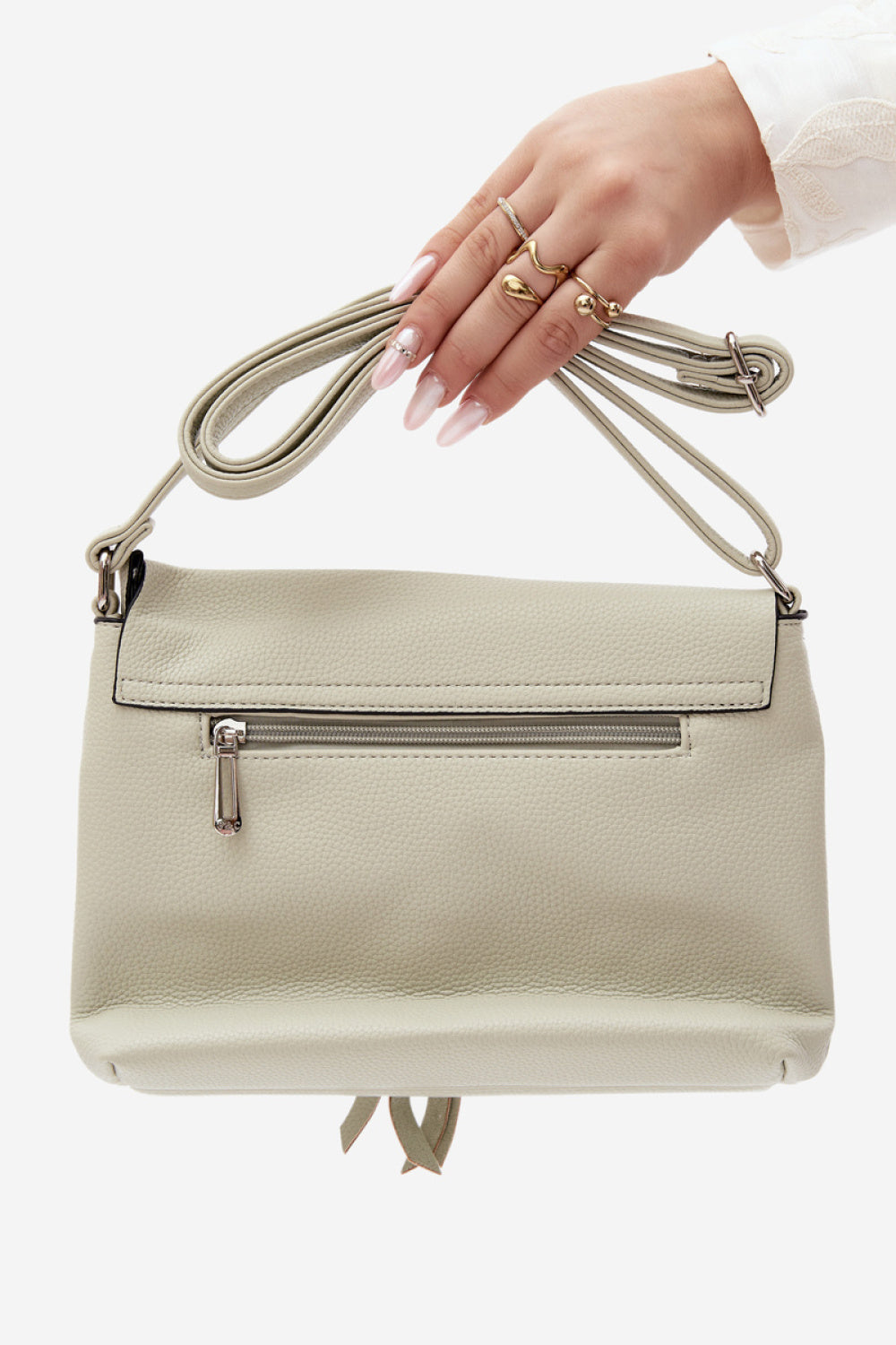 Step In Style Sigrid Mint Faux Leather Crossbody Bag - view 2