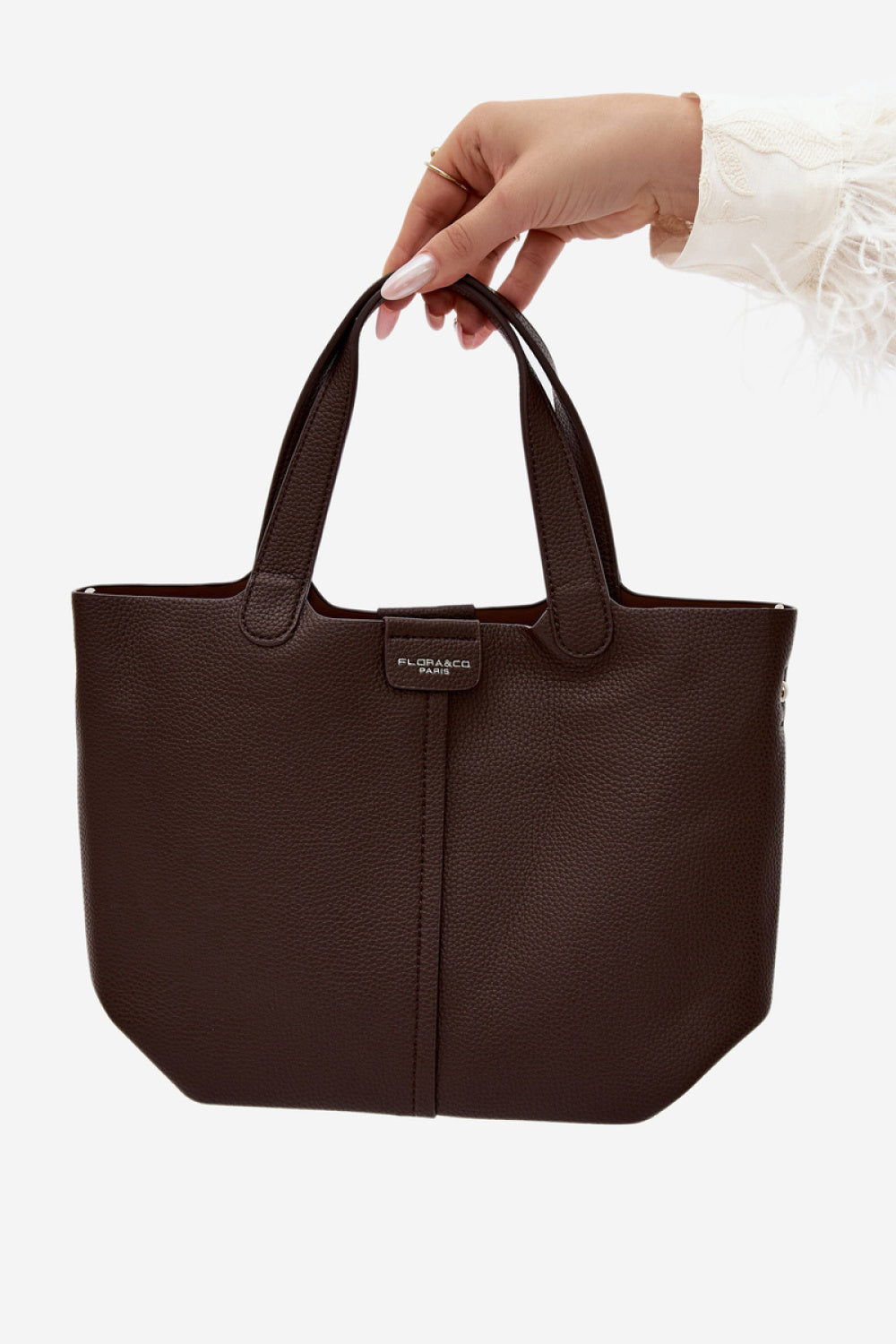 Step In Style Blaire Chocolate Faux Leather Handbag - view 2